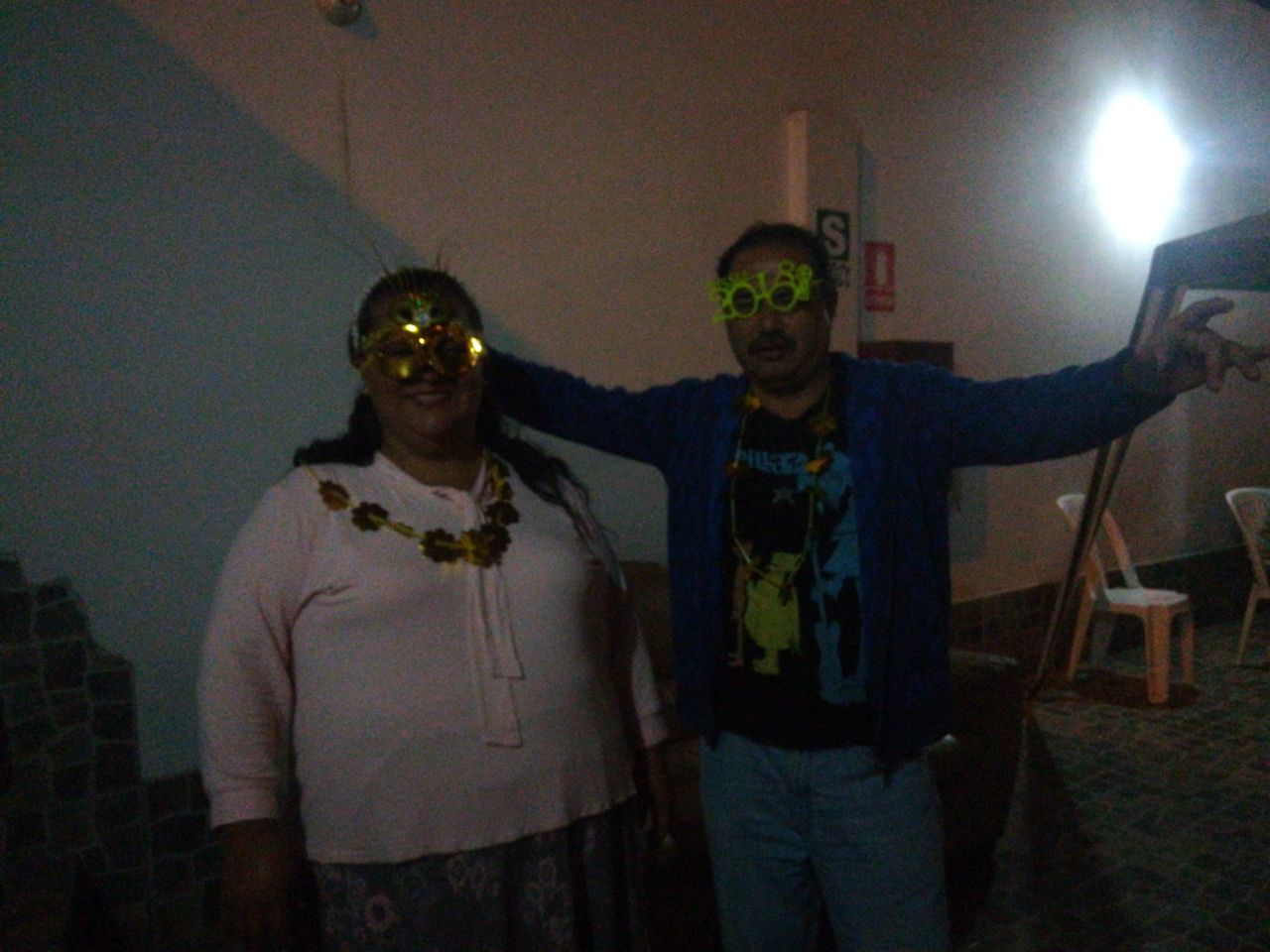 Celebramos el año nuevo en la casa, todos la pasaron super!!!