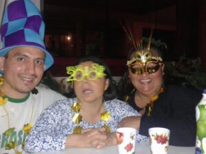 Celebramos el año nuevo en la casa, todos la pasaron super!!!