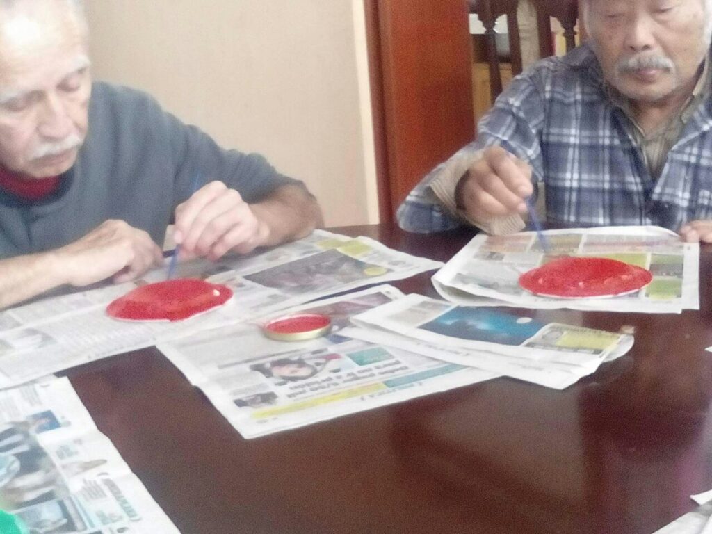 casa e reposo, activiades diarias