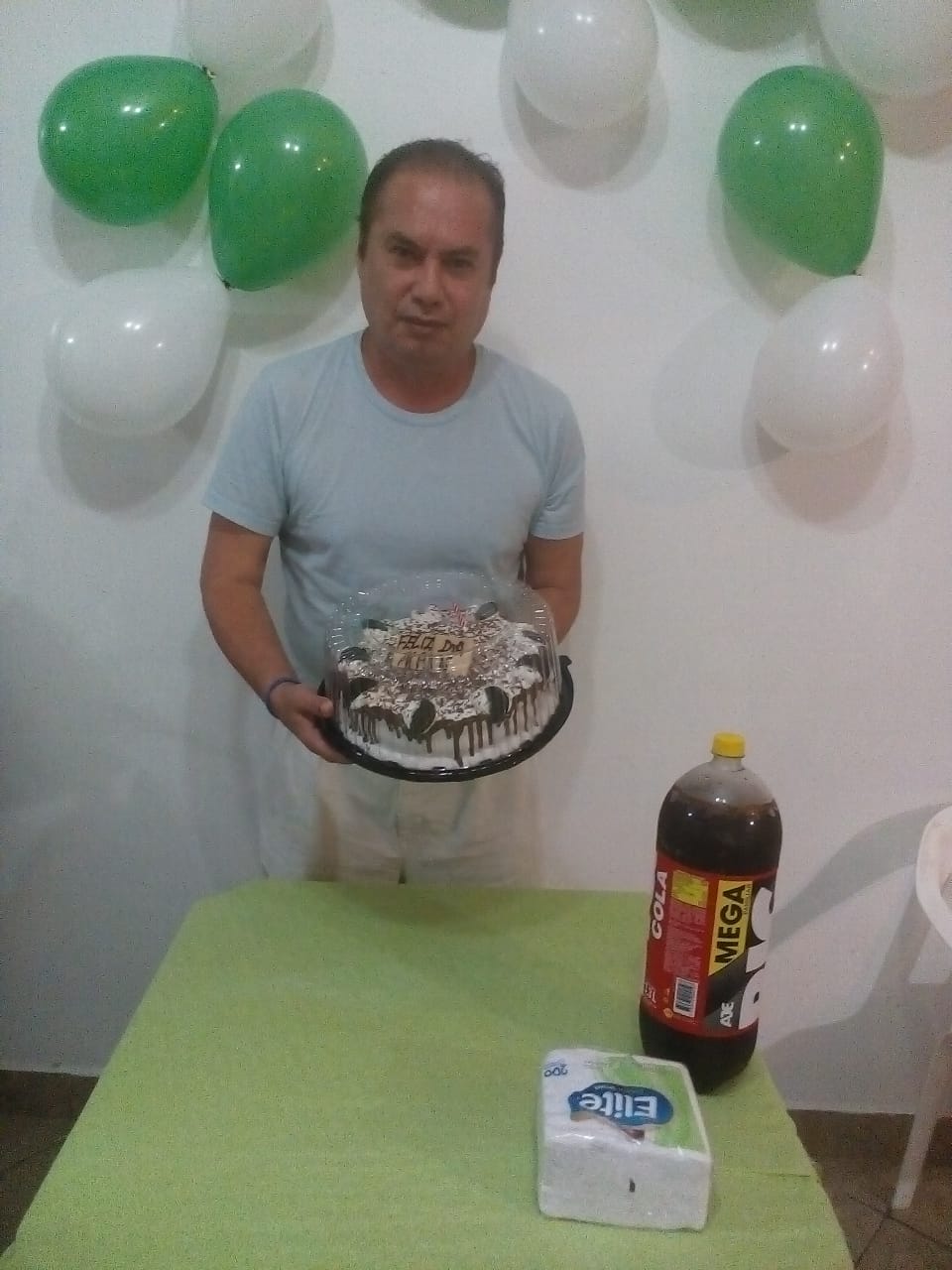 Celebración de nuestro primer cumpleaños del 2021 en la Casa de Reposo