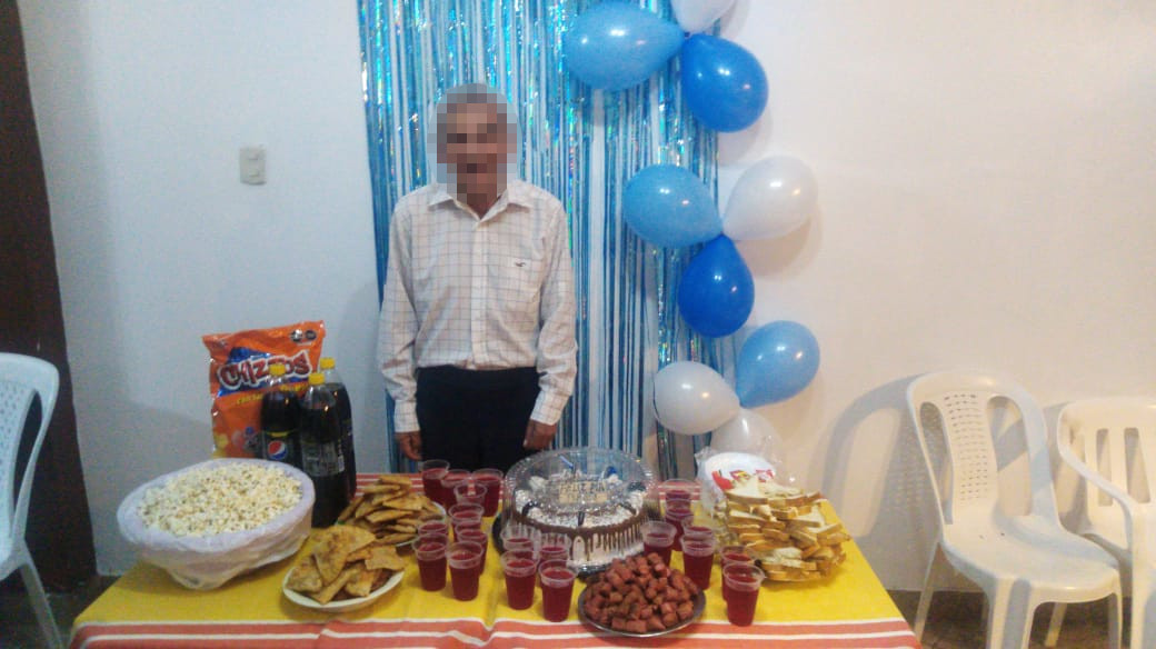 Celebramos el cumpleaños de nuestro querido interno