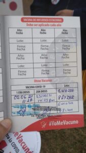 Terminamos con la segunda dosis del COVID con todos nuestros pacientes